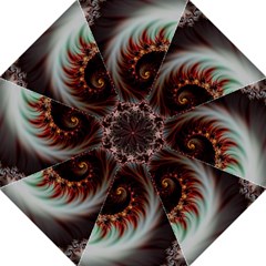 Digital-fractal-fractals-fantasy Straight Umbrellas