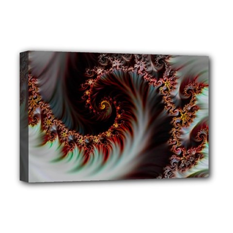 Digital-fractal-fractals-fantasy Deluxe Canvas 18  X 12  (stretched)