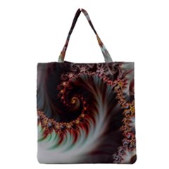 Digital-fractal-fractals-fantasy Grocery Tote Bag