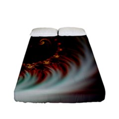 Digital-fractal-fractals-fantasy Fitted Sheet (full/ Double Size)