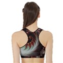 Digital-fractal-fractals-fantasy Sports Bra with Border View2