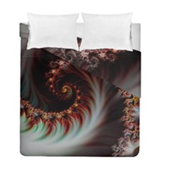 Digital-fractal-fractals-fantasy Duvet Cover Double Side (full/ Double Size)