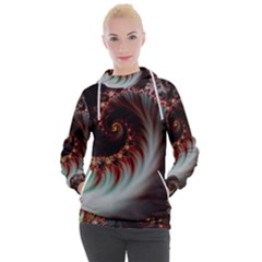 Digital-fractal-fractals-fantasy Women s Hooded Pullover