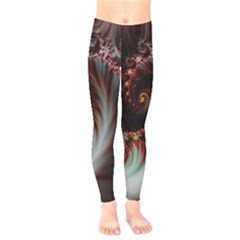 Digital-fractal-fractals-fantasy Kids  Leggings