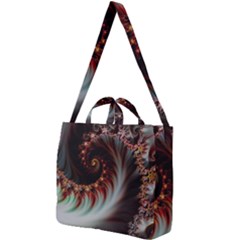 Digital-fractal-fractals-fantasy Square Shoulder Tote Bag