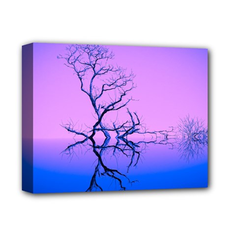 Nature-inspiration-trees-blue Deluxe Canvas 14  X 11  (stretched)