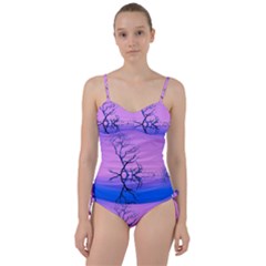 Nature-inspiration-trees-blue Sweetheart Tankini Set