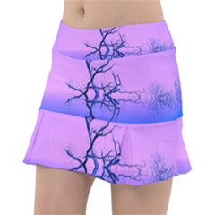 Nature-inspiration-trees-blue Classic Tennis Skirt by Jancukart