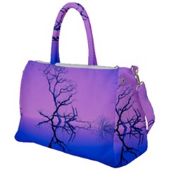 Nature-inspiration-trees-blue Duffel Travel Bag