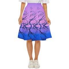 Nature-inspiration-trees-blue Classic Short Skirt