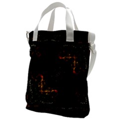 Abstract-animated-ornament-background-fractal-art- Canvas Messenger Bag