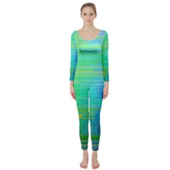 Colors-rainbow-chakras-style Long Sleeve Catsuit by Jancukart