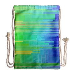 Colors-rainbow-chakras-style Drawstring Bag (large)