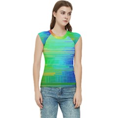 Colors-rainbow-chakras-style Women s Raglan Cap Sleeve Tee by Jancukart