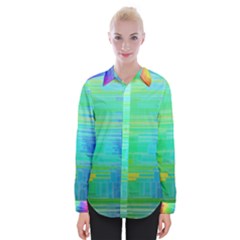 Colors-rainbow-chakras-style Womens Long Sleeve Shirt