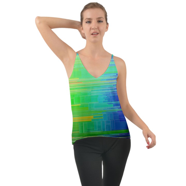 Colors-rainbow-chakras-style Chiffon Cami