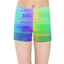 Colors-rainbow-chakras-style Kids  Sports Shorts View1