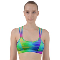 Colors-rainbow-chakras-style Line Them Up Sports Bra by Jancukart