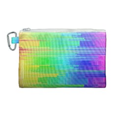 Colors-rainbow-chakras-style Canvas Cosmetic Bag (large) by Jancukart