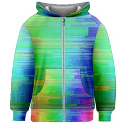 Colors-rainbow-chakras-style Kids  Zipper Hoodie Without Drawstring