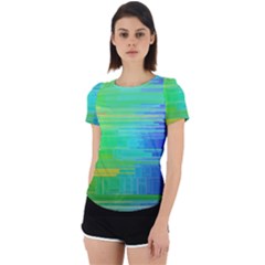 Colors-rainbow-chakras-style Back Cut Out Sport Tee