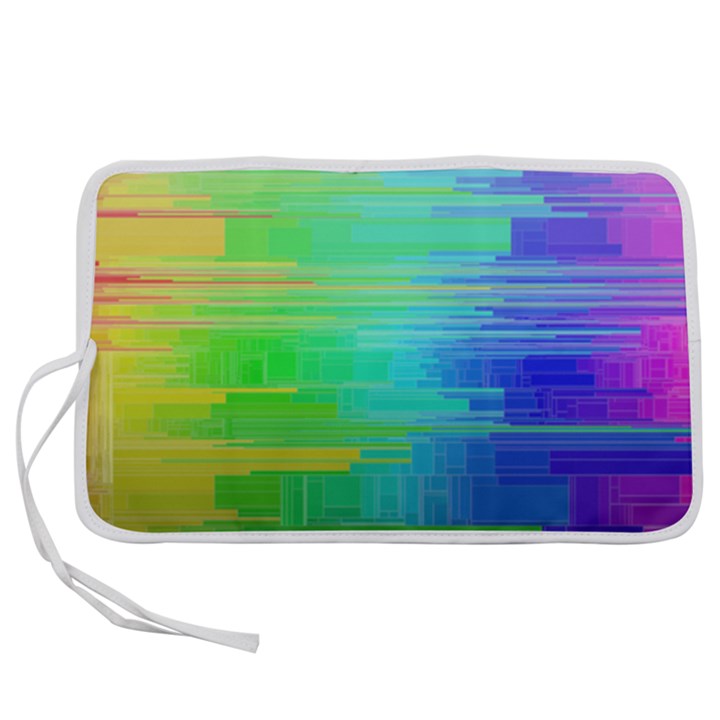 Colors-rainbow-chakras-style Pen Storage Case (S)