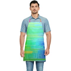 Colors-rainbow-chakras-style Kitchen Apron by Jancukart