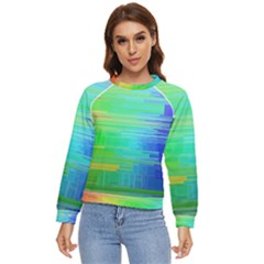 Colors-rainbow-chakras-style Women s Long Sleeve Raglan Tee