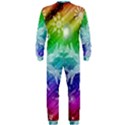 Christmas-snowflake-background OnePiece Jumpsuit (Men) View2