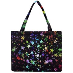 Christmas-star-gloss-lights-light Mini Tote Bag by Jancukart