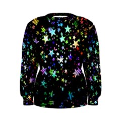 Christmas-star-gloss-lights-light Women s Sweatshirt