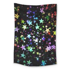 Christmas-star-gloss-lights-light Large Tapestry by Jancukart