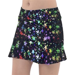 Christmas-star-gloss-lights-light Classic Tennis Skirt by Jancukart