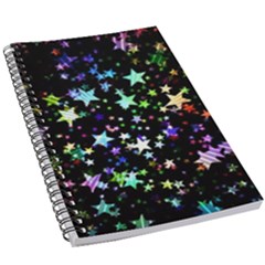 Christmas-star-gloss-lights-light 5 5  X 8 5  Notebook by Jancukart