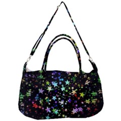 Christmas-star-gloss-lights-light Removal Strap Handbag by Jancukart