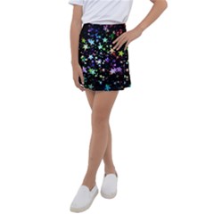 Christmas-star-gloss-lights-light Kids  Tennis Skirt by Jancukart