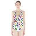 Integration-inclusion-hands-help Halter Swimsuit View1