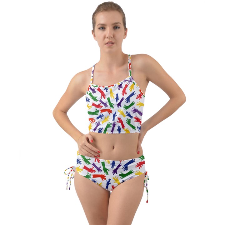 Integration-inclusion-hands-help Mini Tank Bikini Set