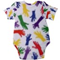 Integration-inclusion-hands-help Baby Short Sleeve Onesie Bodysuit View2