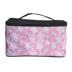 Pink-floral-background Cosmetic Storage