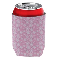 Pink-floral-background Can Holder