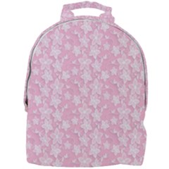 Pink-floral-background Mini Full Print Backpack