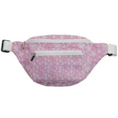 Pink-floral-background Fanny Pack by Jancukart