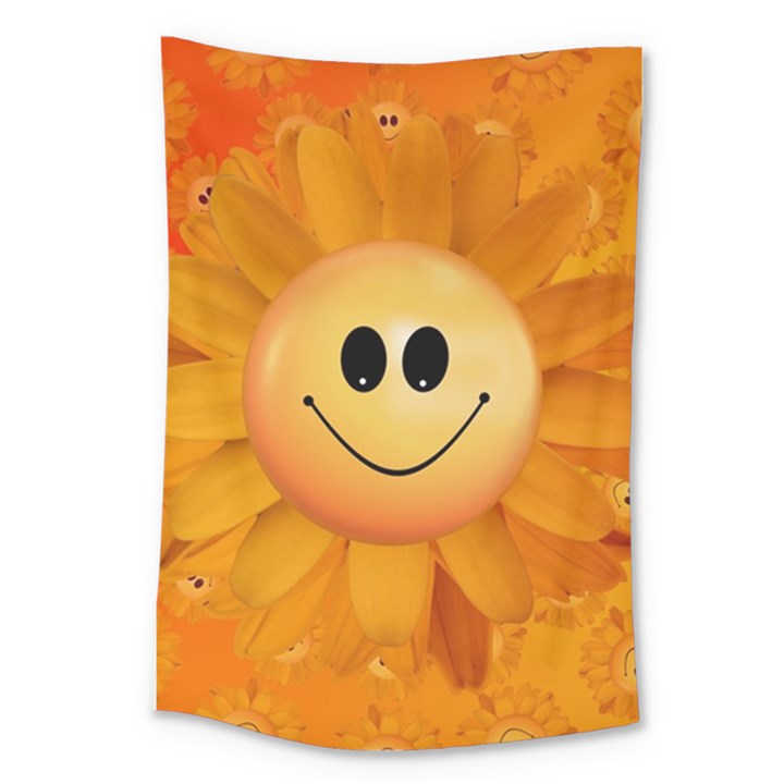 Sun-sunflower-joy-smile-summer Large Tapestry