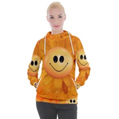 Sun-sunflower-joy-smile-summer Women s Hooded Pullover