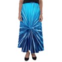 Background-structure-lines Flared Maxi Skirt View1