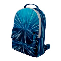 Background-structure-lines Flap Pocket Backpack (large)