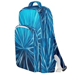 Background-structure-lines Double Compartment Backpack