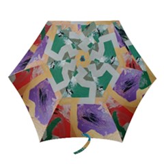 Order In Chaos Mini Folding Umbrellas by Hayleyboop