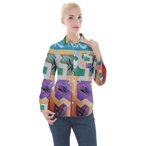 Order In Chaos Women s Long Sleeve Pocket Shirt by Hayleyboop